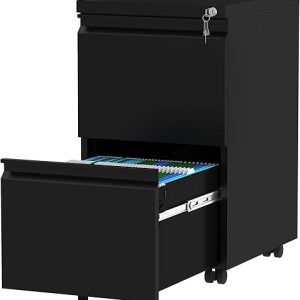 YITAHOME 2-Drawer Mobile Filing Cabinet