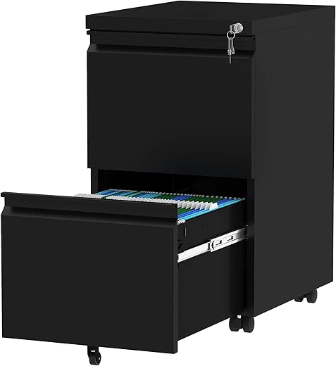 YITAHOME Rolling Mobile Filing Cabinet ...