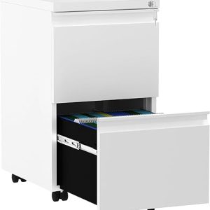 YITAHOME Lockable Mobile Filing Cabinet
