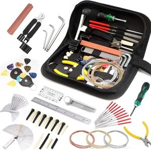 119 Pcs Comprehensive Guitar Maintenance Kit