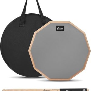 12 Inch Drum Practice Pad with Sticks