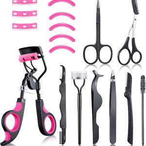 17-Piece Eyelash Curler and Tools Set