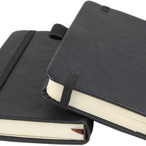 2-Pack Pocket Notebooks with Pen Holder