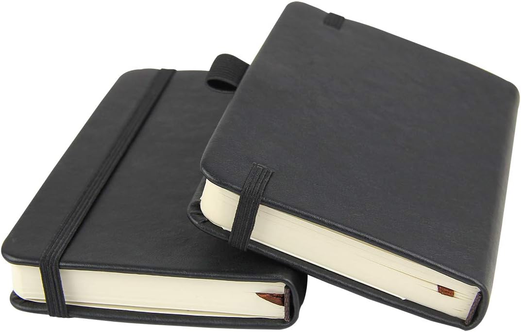 Compact 2-Pack Pocket Notebook Set with...