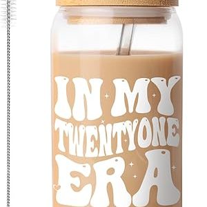 21st Birthday Gift Iced Coffee Cup