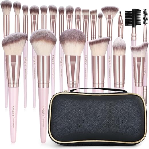 22-Piece Professional Makeup Brush Set ...