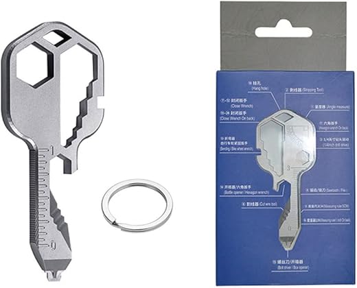 24-in-1 Stainless Steel Multi-Tool Keyc...