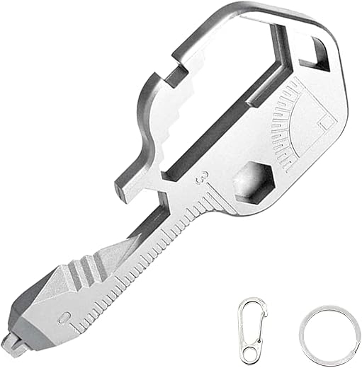 24-in-1 Stainless Steel Keychain Multi ...