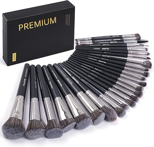 25-Piece Professional Makeup Brush Set ...