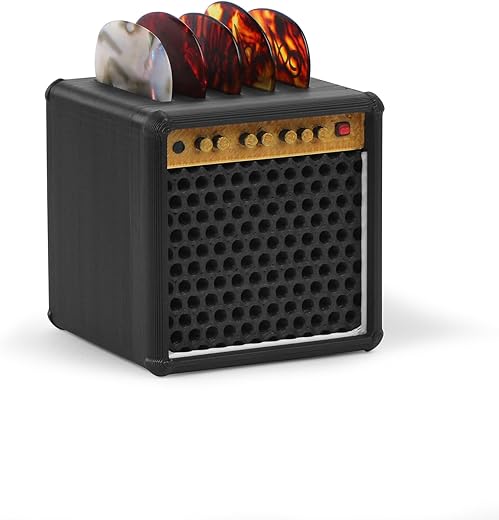 3D Printed Guitar Pick Holder with Picks