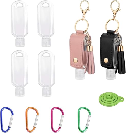 7-Pack Clip-On Hand Sanitizer Holders &...
