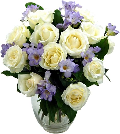 Stunning Amethyst Rose & Freesia B...