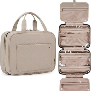 BAGSMART Travel Hanging Toiletry Bag