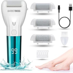BarberBoss Electric Foot File for Smooth Feet