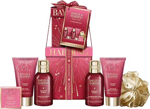 Midnight Cherry Luxury Pamper Gift Set ...