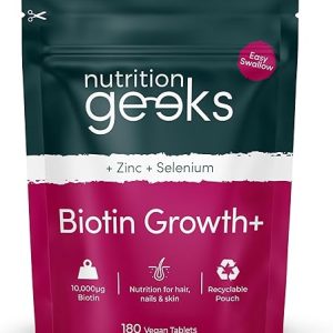 Biotin Hair Growth Supplement with Zinc & Selenium