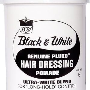 Black and White Hair Dressing Pomade 200g