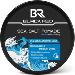 Black Red Sea Salt Pomade for Men 120ml