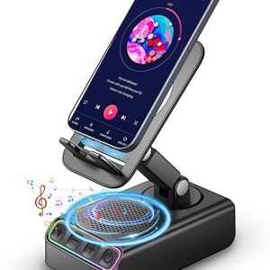 Bluetooth Speaker Phone Stand with Charging