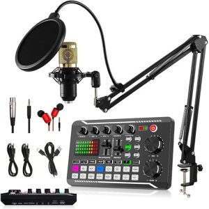 BM-800 Microphone and F998 Sound Card Bundle