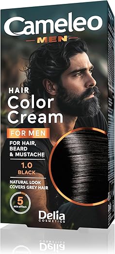 Cameleo Men Black Permanent Hair Dye &#...