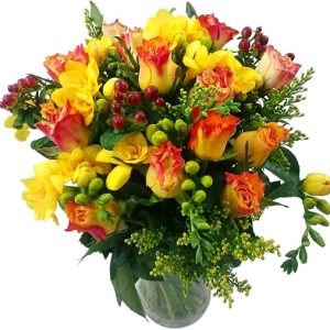 Clare Florist Rose and Freesia Bouquet