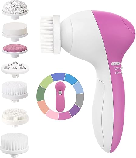 COSLUS 7-in-1 Electric Facial Spin Brus...