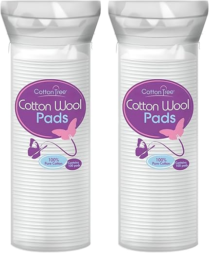 Soft Cotton Wool Pads – 2 Packs o...