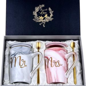 Couple's Anniversary Coffee Mug Set