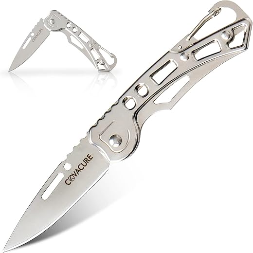 COVACURE UK Legal Pocket Knife with Sil...