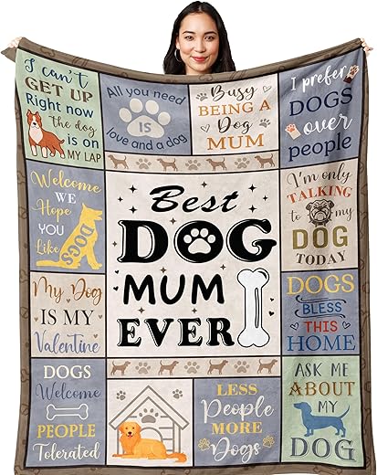 Cozy Dog Mum Blanket – Perfect Gi...