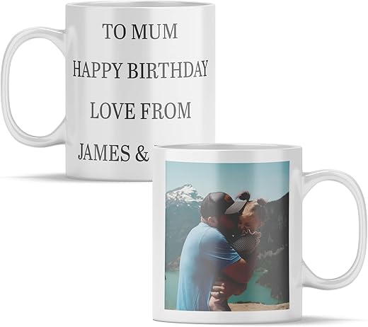 Customizable Photo & Text Mug R...