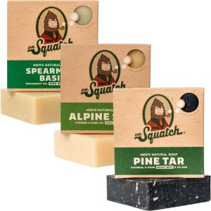 Dr. Squatch Men's Natural Soap Bar Pack