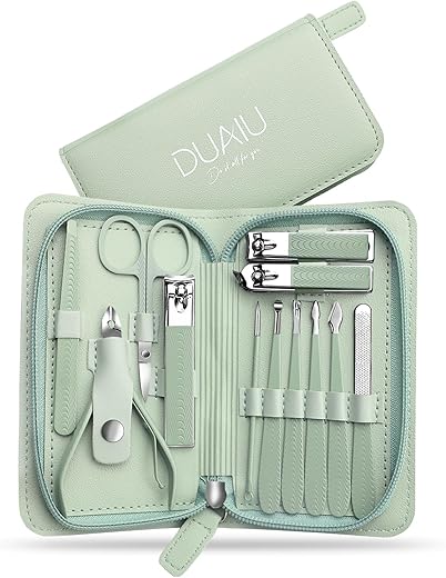 Professional 12-Piece Manicure Set with...