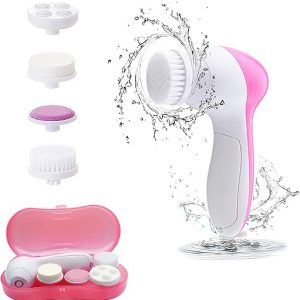 Electric Facial Cleansing Brush Set