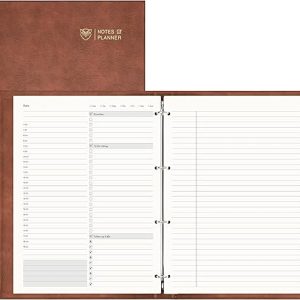 EMSHOI Undated Daily Planner A4 Notebook