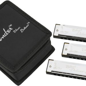 Fender Blues Deluxe Harmonicas 3-Pack