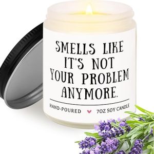 Funny Lavender Candle for Retirement Gifts