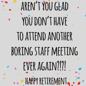 Funny Retirement Gift Notebook for Coworkers