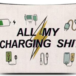 Funny Travel Charging Cable Organizer Bag