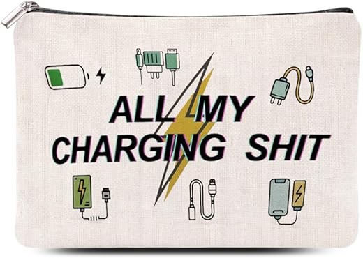 Travel Charging Cable Organizer Bag ...