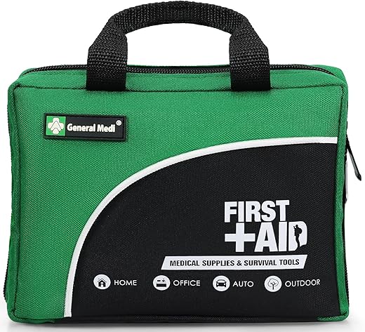 Compact 160 Piece First Aid Kit with Ic...