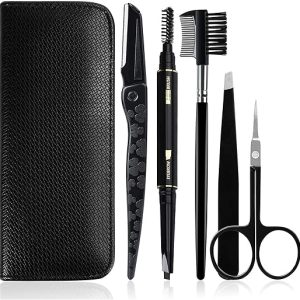 Gibot Stainless Steel Eyebrow Grooming Kit