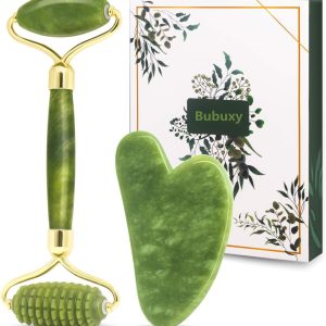 Gua Sha Jade Roller Set for Face Massage