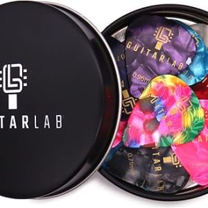 Guitar Lab Picks Gift Tin - 18 Pieces