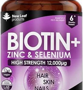High Strength Biotin Hair Growth Vitamins