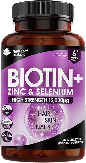 High Strength Biotin Hair Growth Vitami...