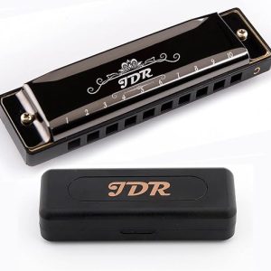 JDR Blues Harmonica C Key 10 Hole