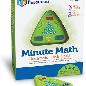 Learning Resources Minute Math Electronic Flash Card