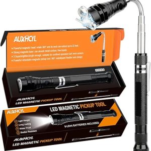 LED Telescopic Magnetic Pickup Tool